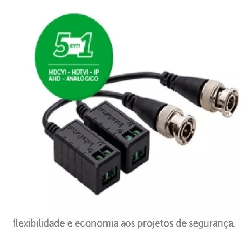 Somos Distribuidora Oficial De Par Video Balun Passivo Intelbras Xbp