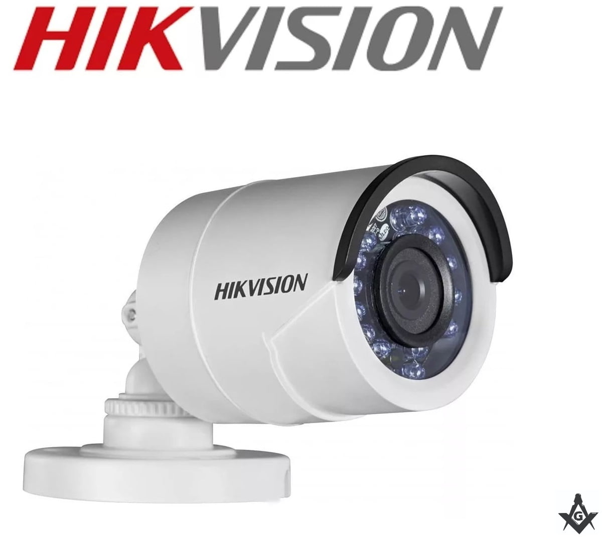 Câmera Dome Hikvision DS-2CE56D0T-IRP 2MP IR 20m Lente 2.8mm