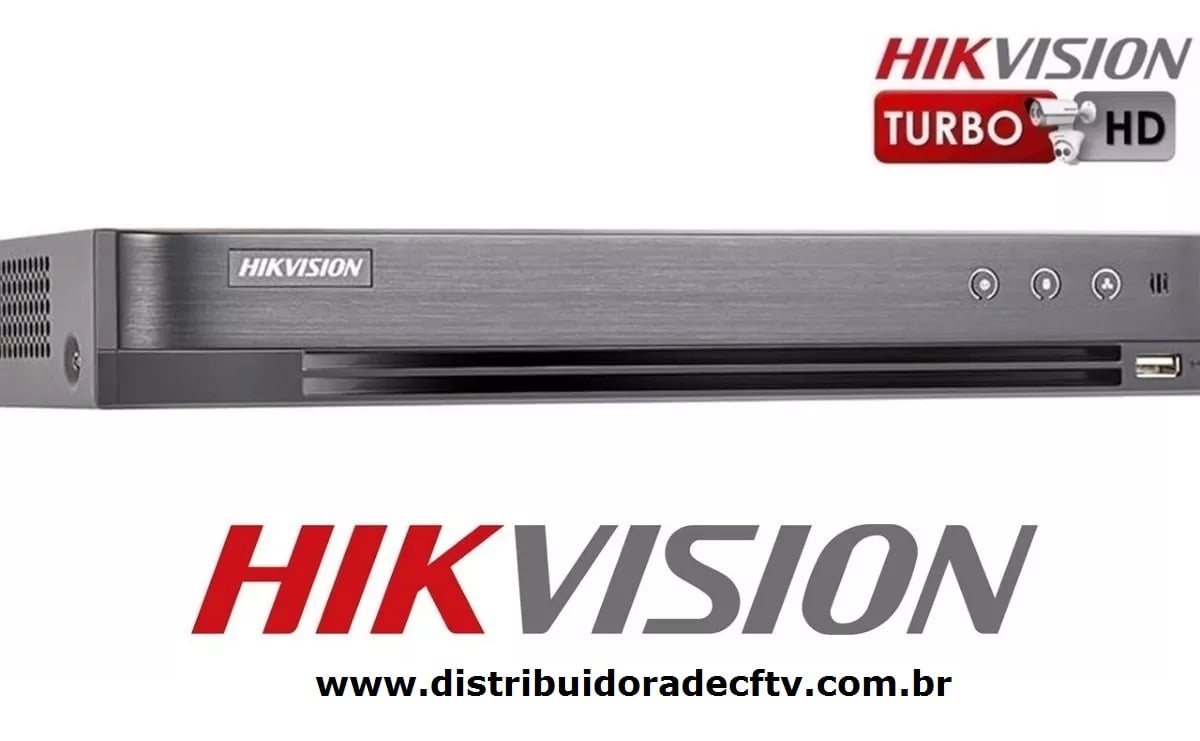 Gravador digital Dvr Stand hikvision DS-7216HQHI-K1- P  16 Canais Digital Turbo 5 em 1 h.265