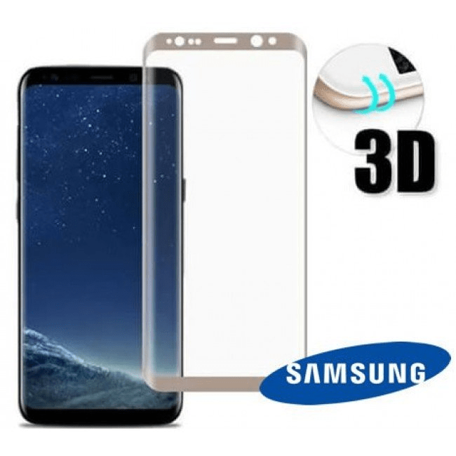 Película de Vidro 3D para Samsung A8 Plus - Cor Preta