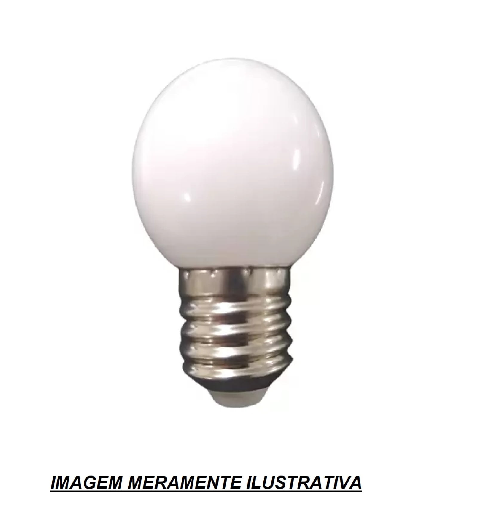 10 UNIDADES de lâmpadas Bulbo Led ( Bolinha ) 3w E27 - 3000k Branco Quente
