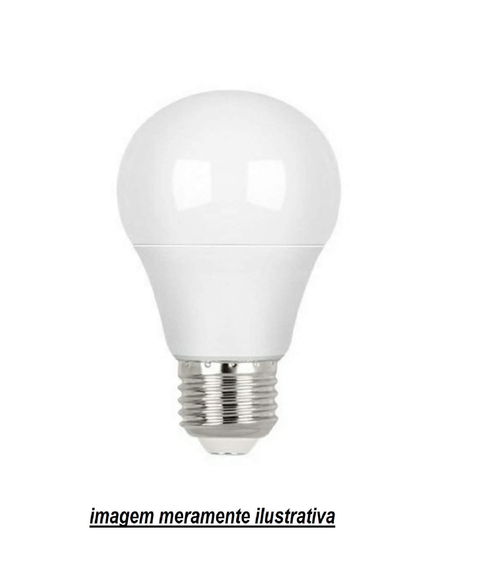 20 unidades de Lâmpadas  Bulbo De LED 4.8W Bivolt Econômica 6500K Branco Frio E27