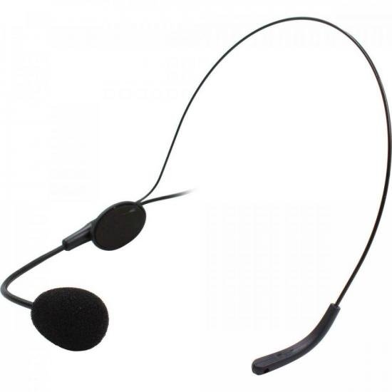 Microfone Headset com Fio HD 750R Preto LESON