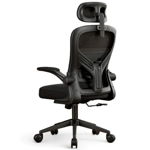 Cadeira Escritorio Ergonomica Giratória e com Altura Ajustavel METALRED M616 - PRETO