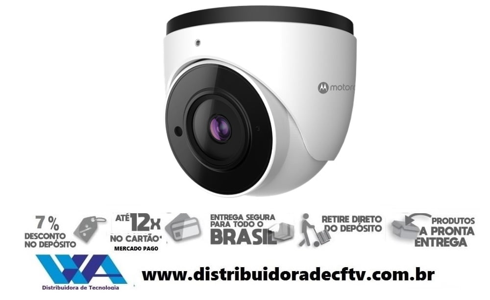 Câmera de Segurança IP Motorola 5MP Dome Infravermelho MTIDM045701