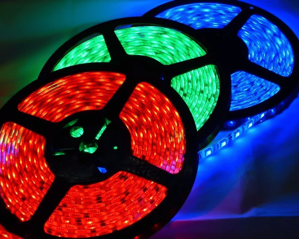 Fita led 3m Rgb 3528 180 Led Smd Flexível Luz 5 Volts