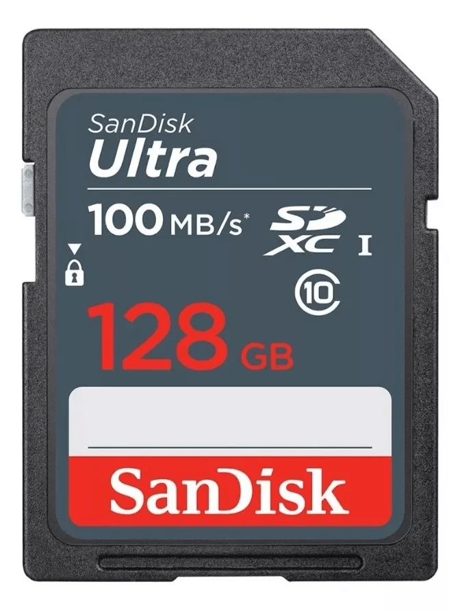 MEMÓRIA SDHC 128GB SANDISK ULTRA 100MB/S C10