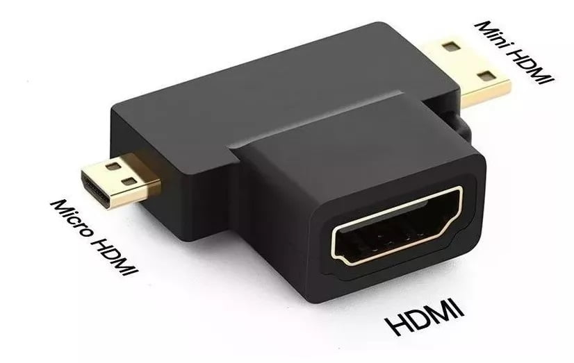 Adaptador Hdmi Fê P/ Mini Micro Hdmi Ma V1.4