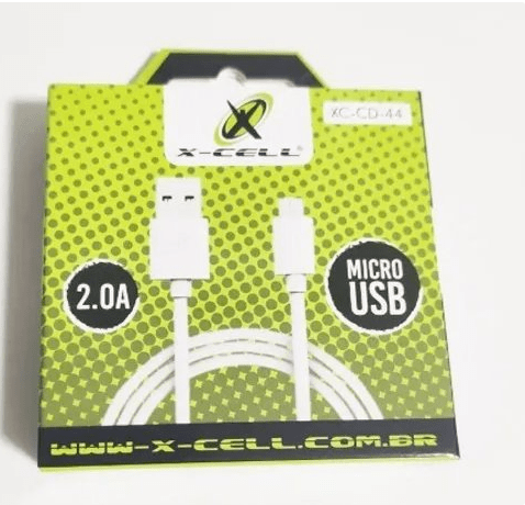 CABO DE DADOS USB + MICRO USB (V8) 1M 2A XC-CD-44 - X-CELL
