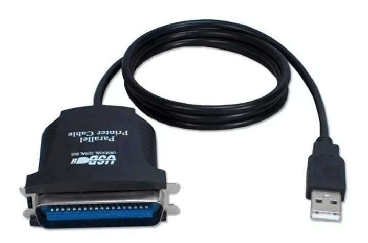 Cabo Paralelo Usb Adaptador Impressora Conversor Femea 36pin