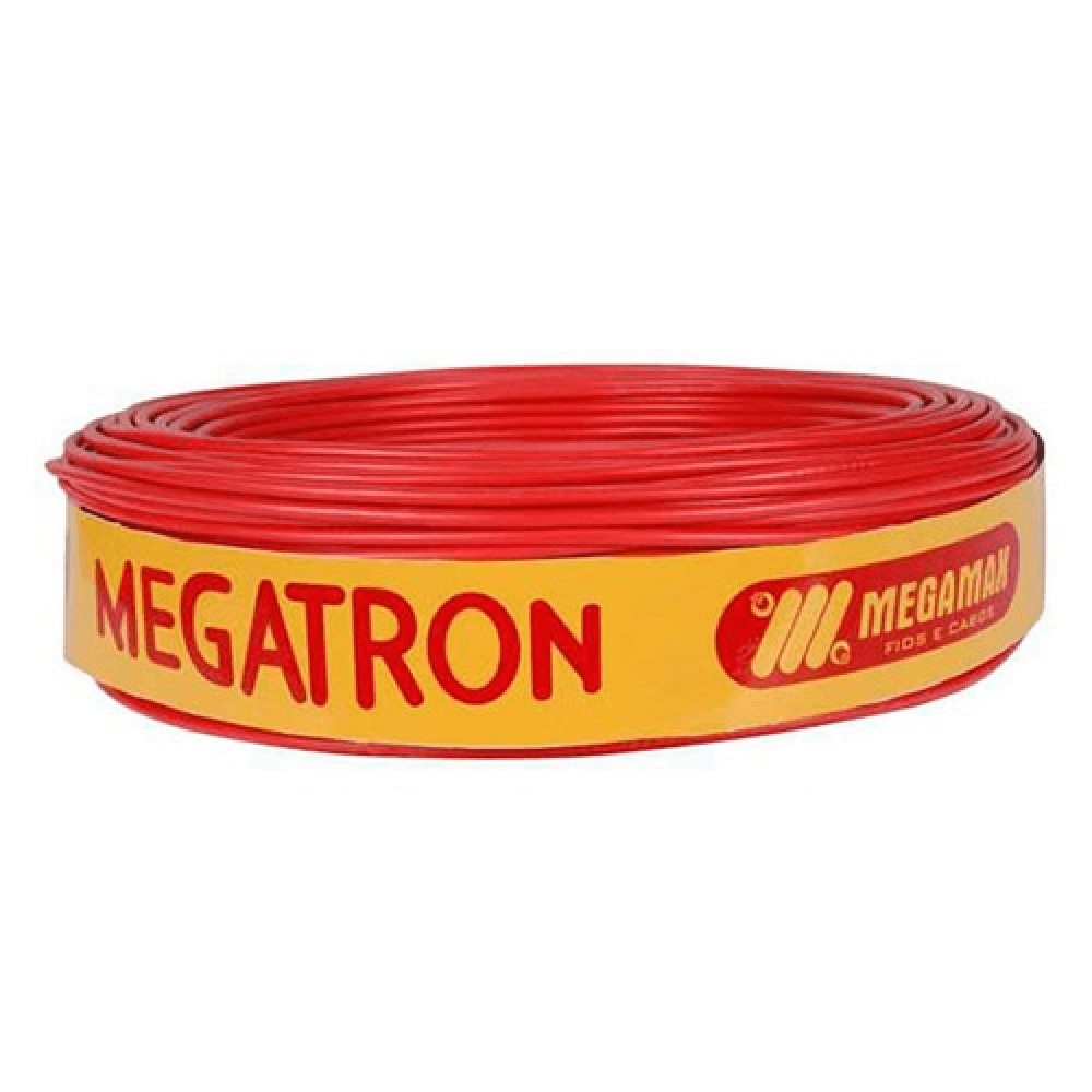 Fio Flexível 750v 4,0 Mm Vermelho 100 M Megatron