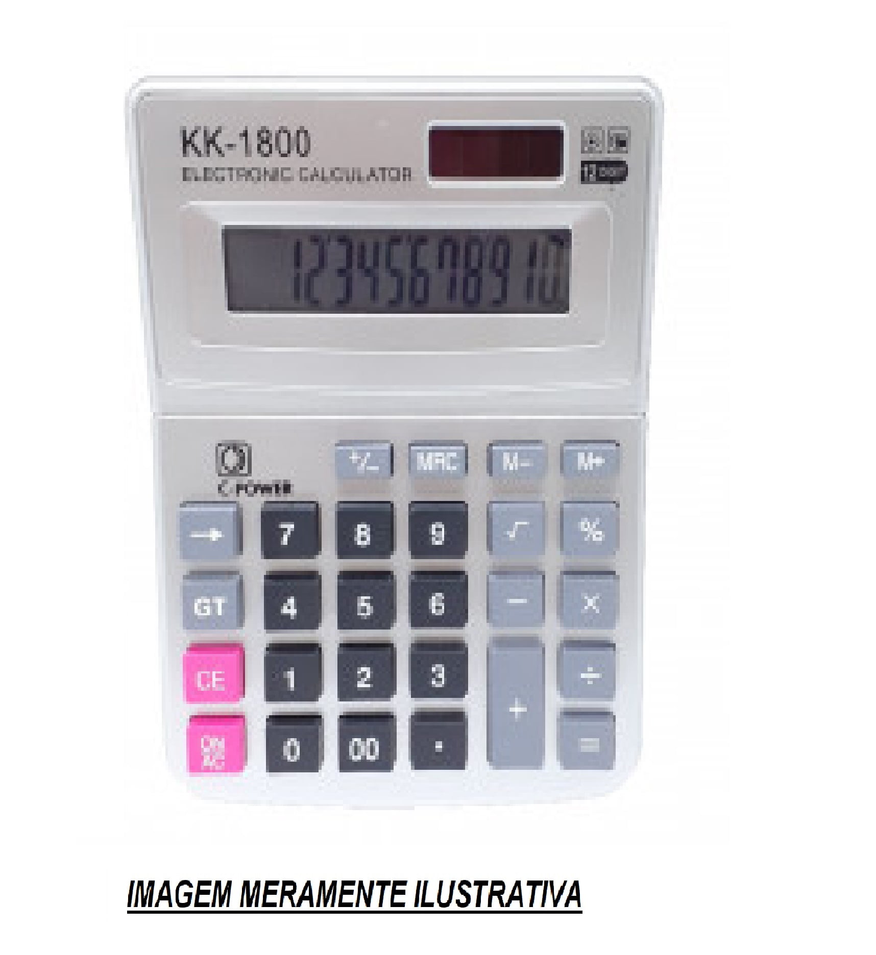 Calculadora de Mesa - média 12 dígitos Kk-1800