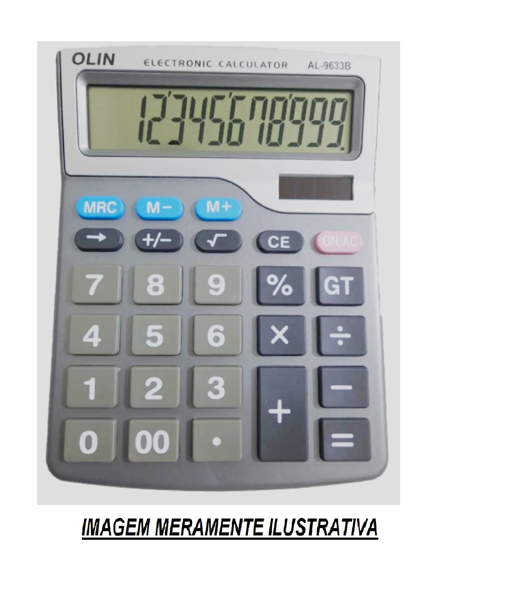 Calculadora Grande de Mesa -12 dígitos - 9633B