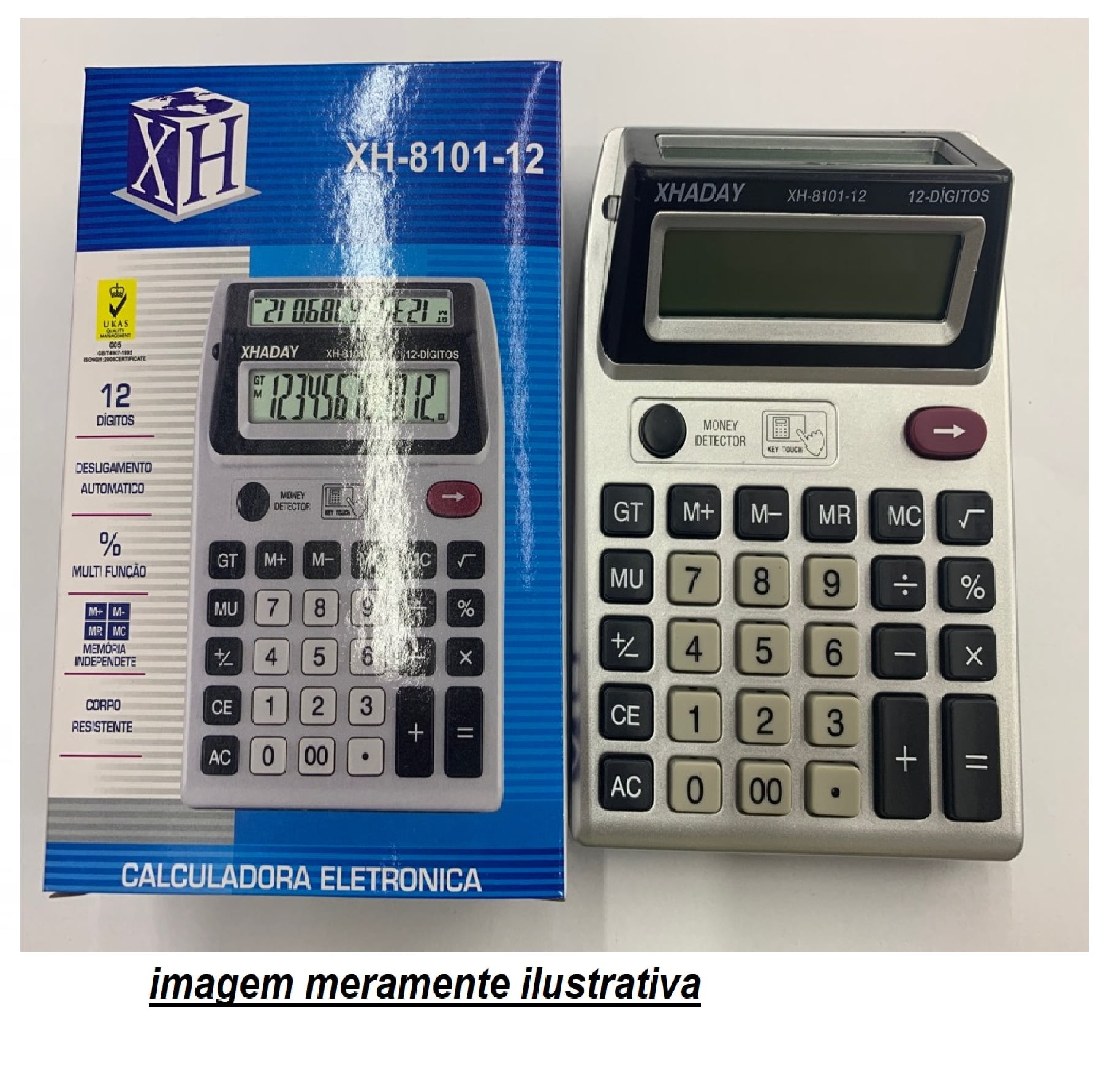 Somos Importador E Distribuidor De Calculadora XH 8101 12