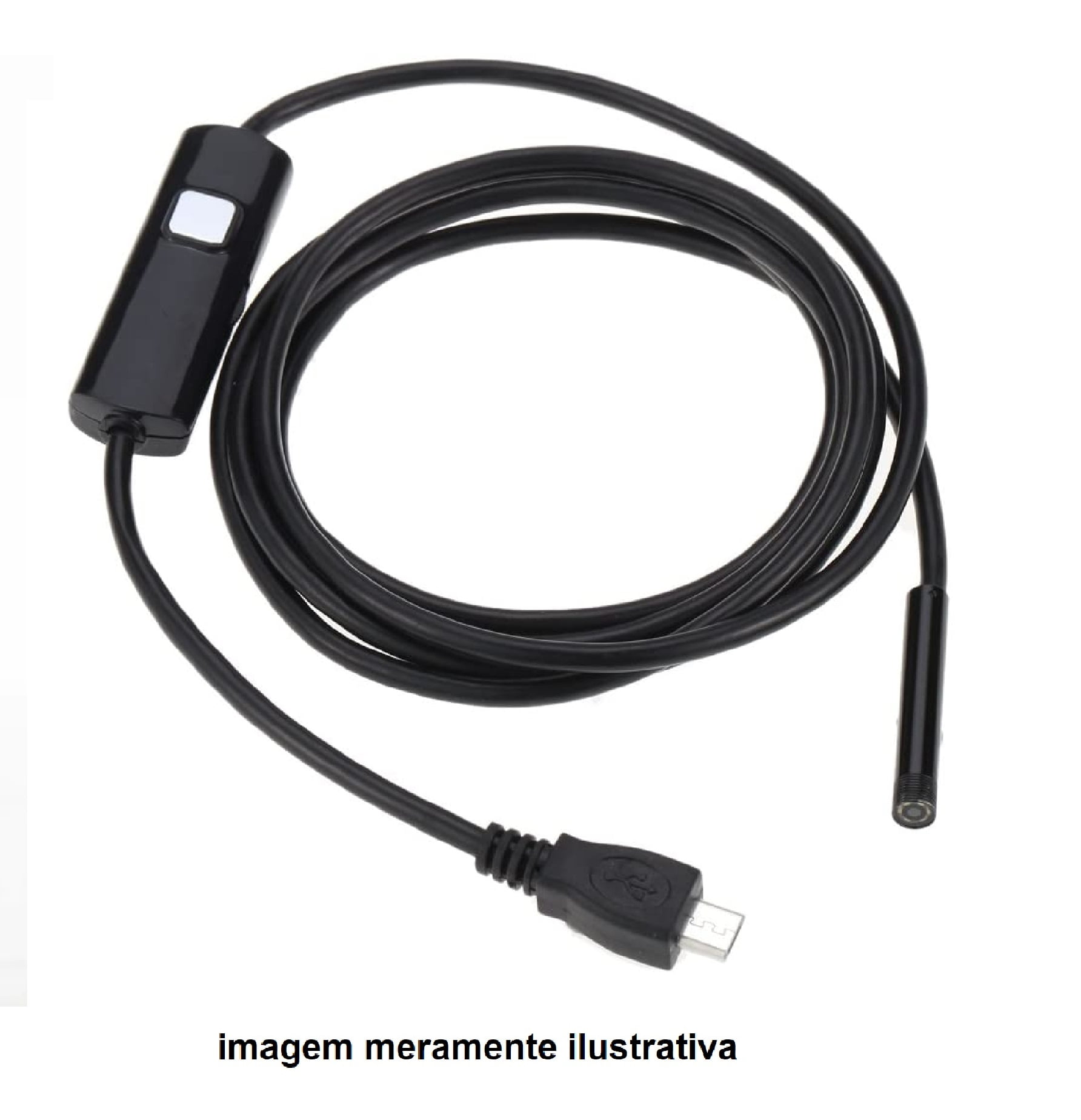 Endoscópio, Romacci 5,5 mm 1,5 m USB endoscópio digital 