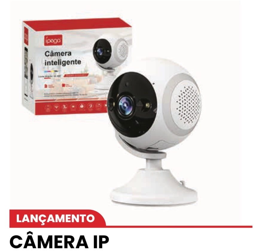 Câmera IP Wi-Fi KP-CA201 Full HD com Visão Noturna