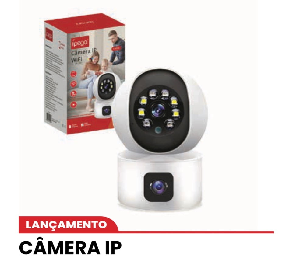 Câmera IP WiFi KP-CA200 Monitoramento HD