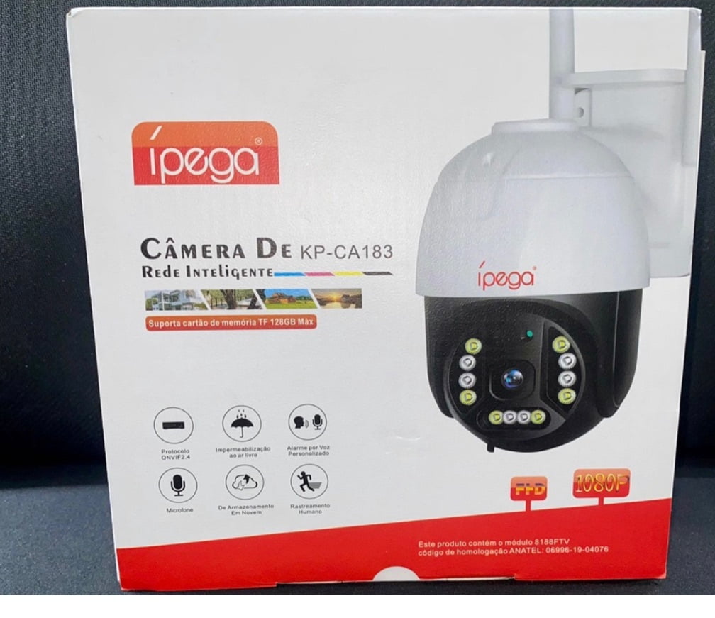 Câmera IP WiFi Speed Dome Externa KP-CA123