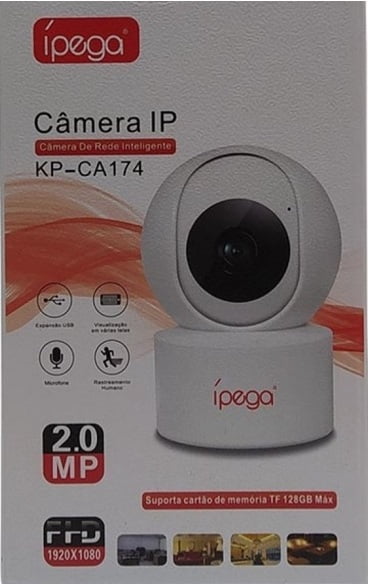 Câmera IP WiFi Auto Tracking 1080P Ipega KP-CA174