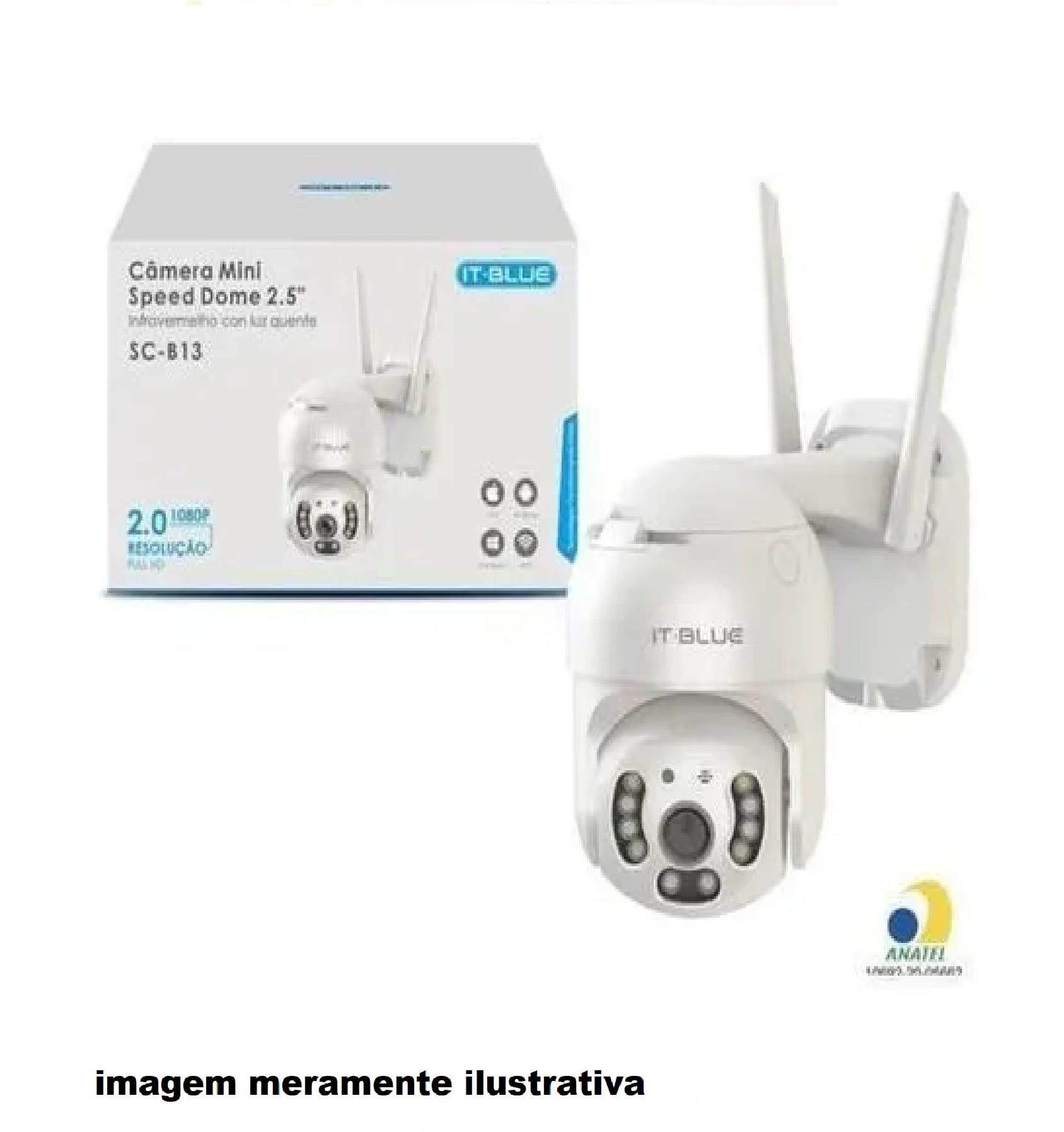 Câmera It-blue 2mp Sc-b13 Mini Speed Dome 2.5