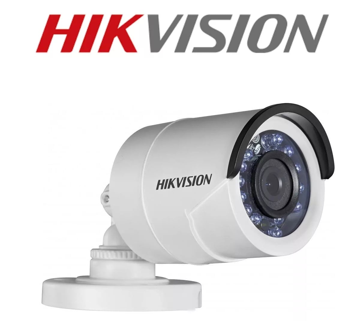 Câmera Hikvision Ds-2ce16c0t-ir de segurança infra vermelho bullet - 1 megapixel - lente 2,8mm - 2 em 1 TVI/CVBS