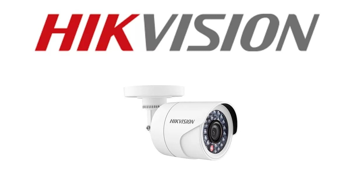 Câmera Hikvision Ds-2ce16c0t-ir de segurança infra vermelho bullet - Lente 2,8mm - 4 em 1 TVI/CVBS/AHD/CVI