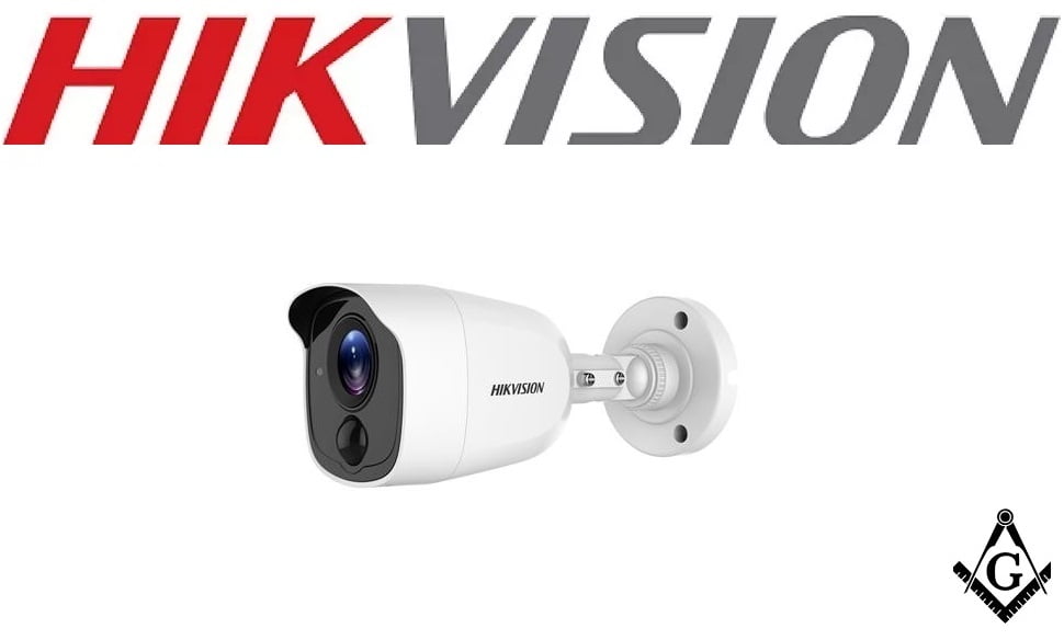 Câmera Bullet Hikvision DS-2CE11D0T-PIRL 2 MP PIR Bullet Camera Lente 2.8mm