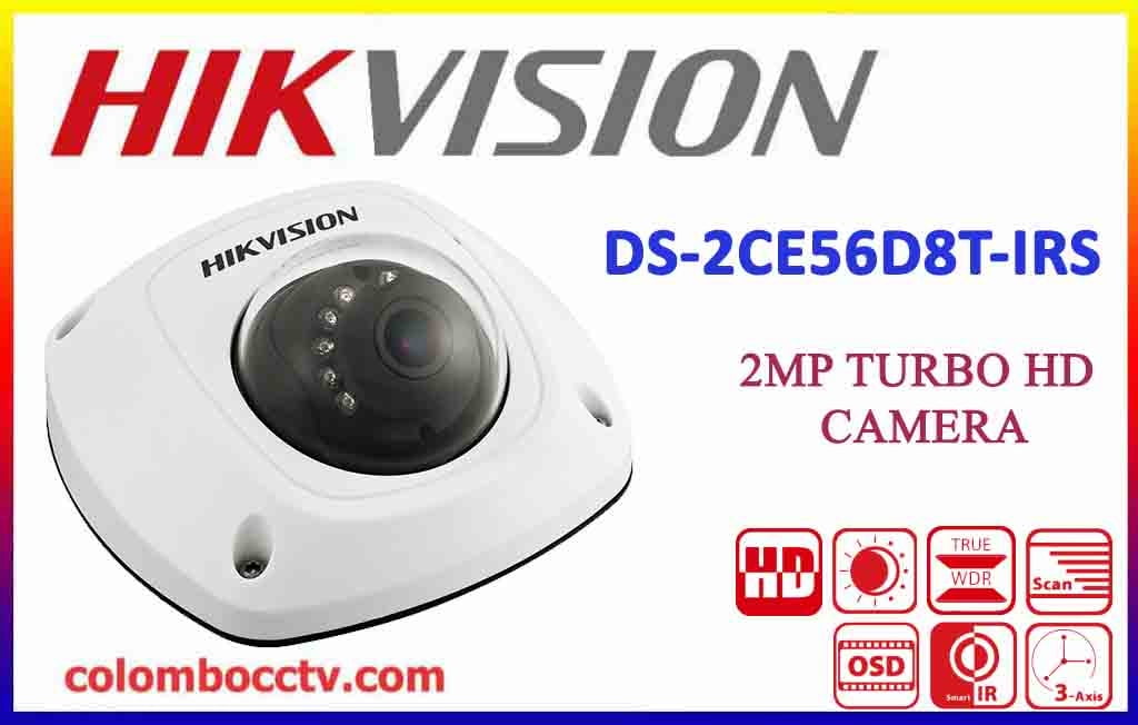 Câmera Hikvision DS-2CE56D8T-IRS de segurança Dome Full HD 1080p 20 Metros IP66