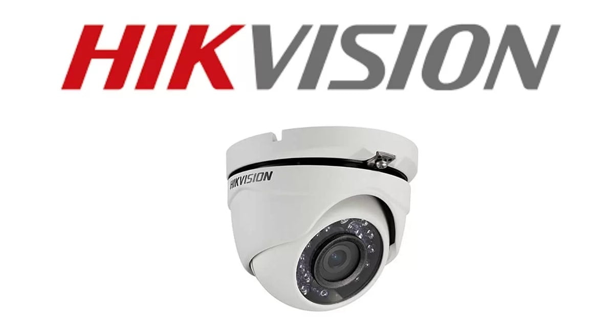 Câmera Hikvision DS-2CE56C0T-IRM de segurança infra vermelho dome 1 megapixel lente 2.8mm 2 em 1 TVi/CVBS