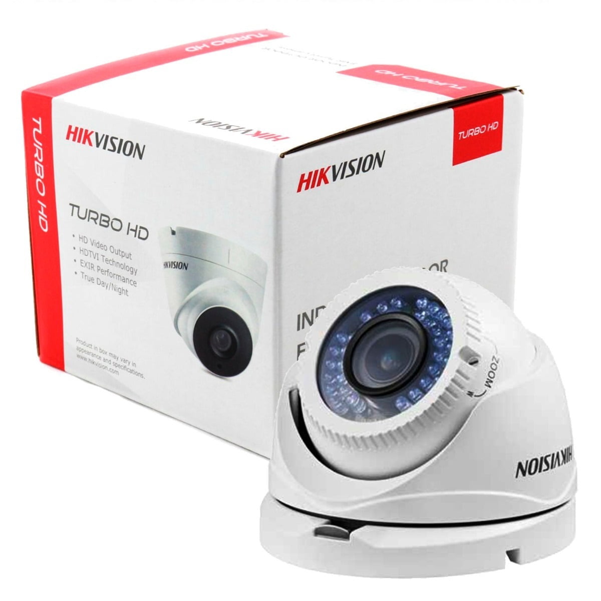 Câmera de Segurança Hikvision DS-2CE56C0T-IRMF Dome HD 720p 2.8mm com Smart IR