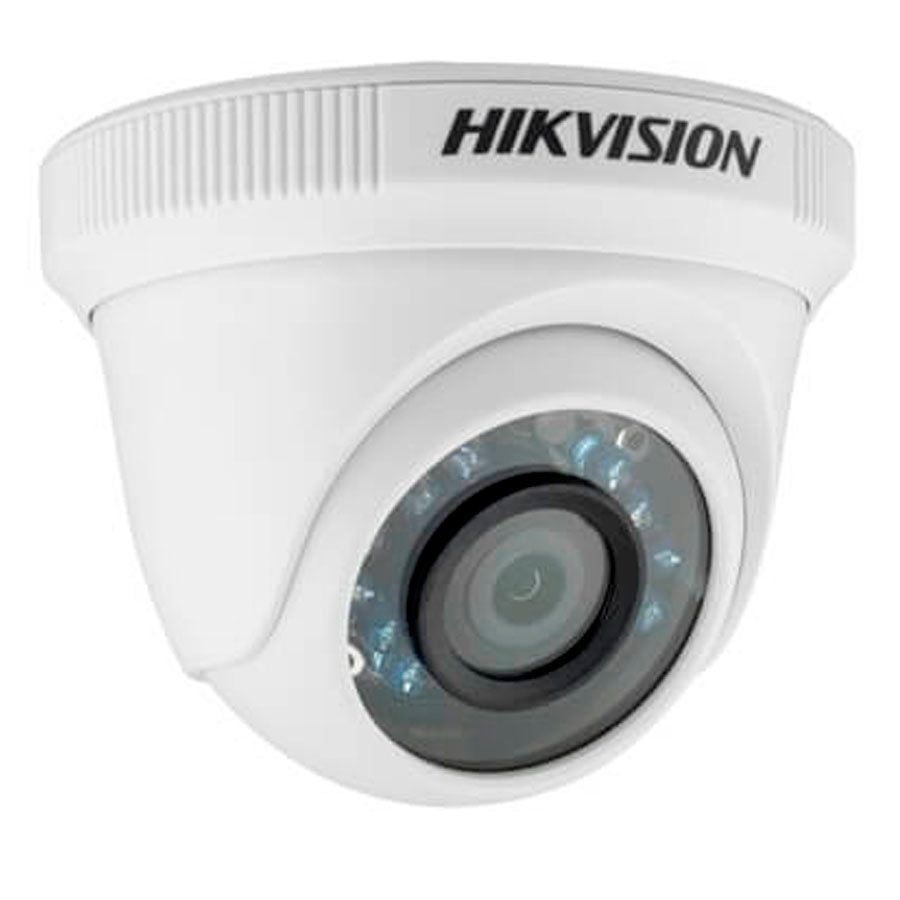 Câmera hikvision ds-2ce56cot-irpf de segurança infra vermelho dome lente de 2.8mm  4 em 1 tvi/ahd/cvi/cvbs