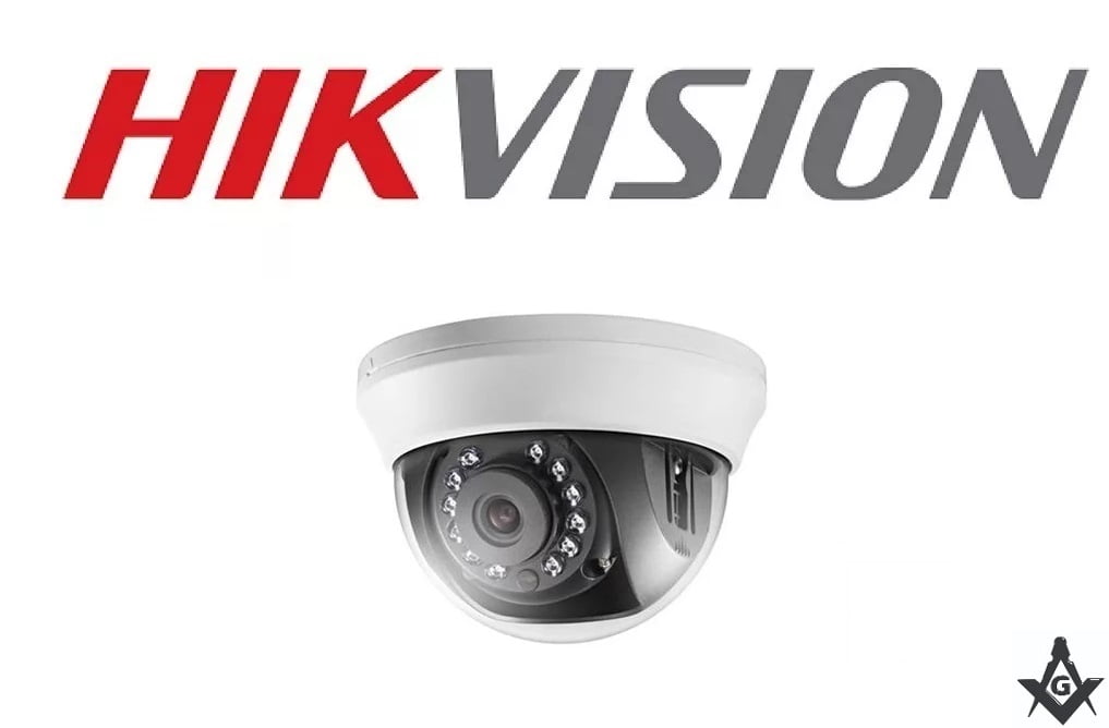 Câmera Hikvision DS-2CE56D0T-IRMMF de segurança infra vermelho dome 1080P 20 Metros 4 em1 lente 3.6mm