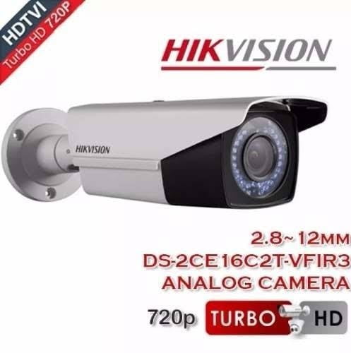 Camera Hikvision Ds-2ce16c2t-vfir3 (2.8-12mm) Bullet Hd Tvi Ir Ate 40m -1.3 Mega Lente 2.8-12mm