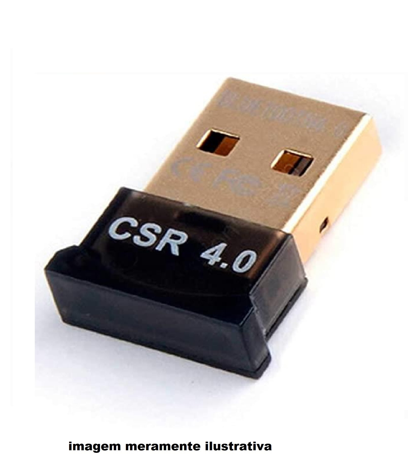 ADAPTADOR USB BLUETOOTH 4.0 CSR DONGLE PARA COMPUTADOR E NOTEBOOK