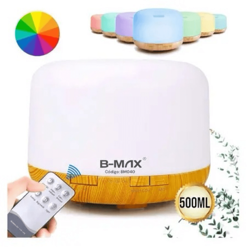 BM-040A Difusor de Aroma Essencial 500ml com Controle Remoto