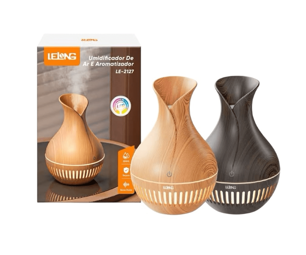 Umidificador Aromatizador Difusor Ultrassônico com LED RGB OIH-6503