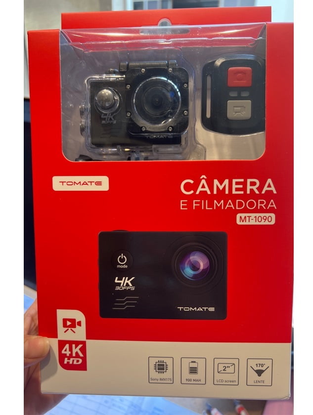 Câmera Filmadora Digital 4K WiFi Tomate MT-1090