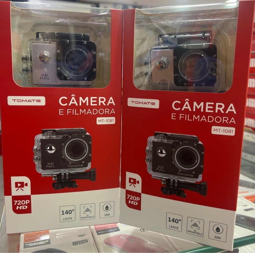 Câmera Filmadora Esportiva Tomate MT-1081 Full HD 720p