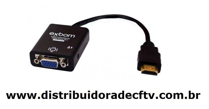 ADAPTADOR DE HDMI PARA VGA EXBOM