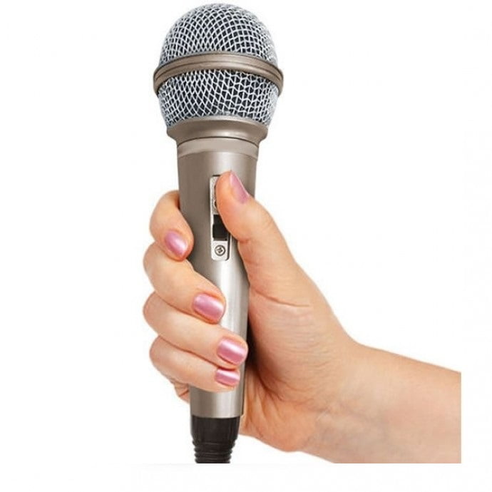 Microfone Dinâmico com Fio Unimex MC-106