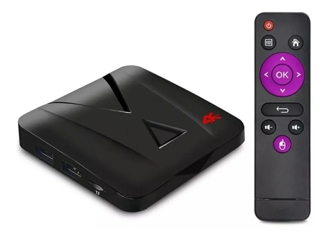 Smart TV Box Transforma Tv Smart Mx10 Mini Android 9.0 4gb Ram + 16gb