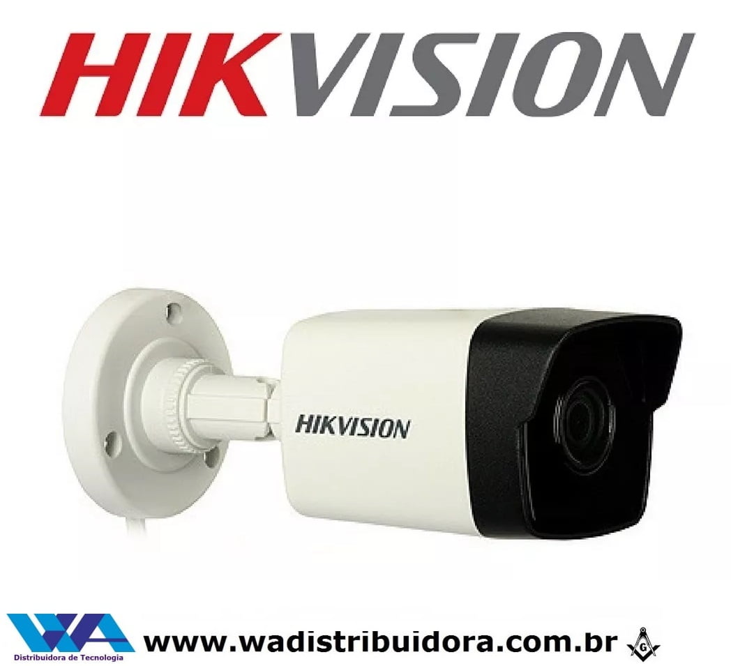 Câmara Ip bullet 2mp Hikvision Compacta Ds-2cd1021-i Lente 4mm