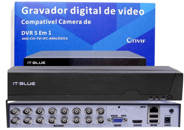 DVR IT-BLUE 5WP 1080P FULLHD 16CANAIS it-blue