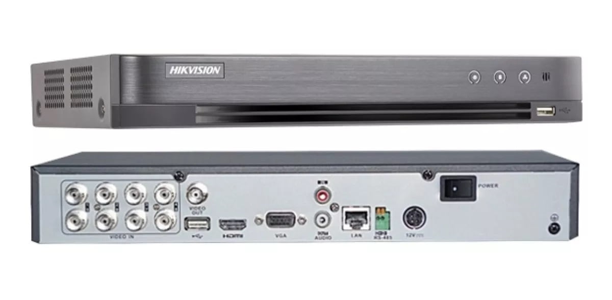 Dvr Stand alone Hikvision DS-7208HQHI-K1 8 Canais Digital Turbo HD 