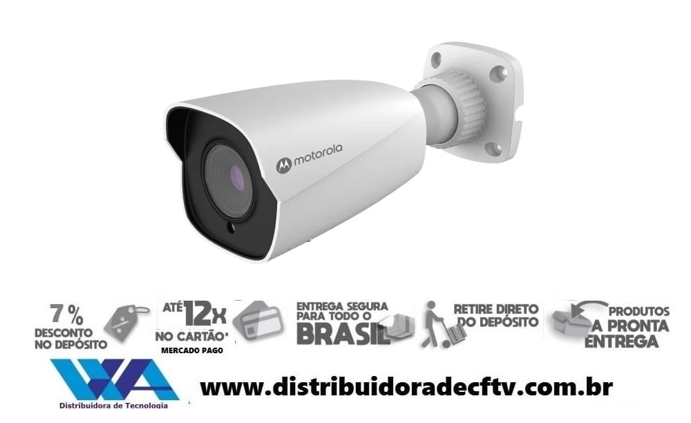 CAMERA DE SEGURANÇA CFTV IP BULLET 5MP 3.6MM IR50 FACIAL/SD CARD/AUDIO IN IP67 IK10 MTIBM055701