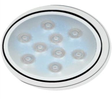 Luminárias de Teto Spot Super LED 9W Branco Frio Redonda Direcionável