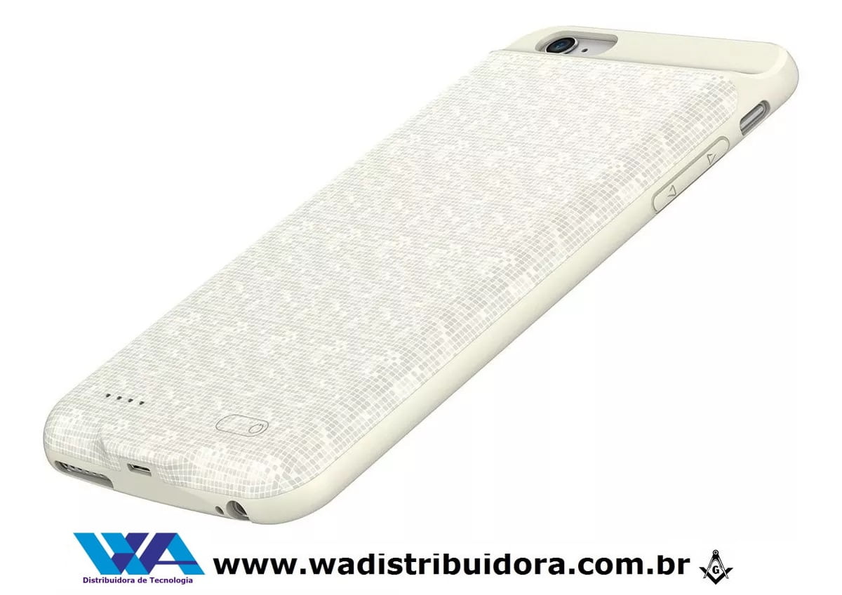 Capa Carregadora 6000mAh para Iphone 6 Plus/ 7 Cor Preto