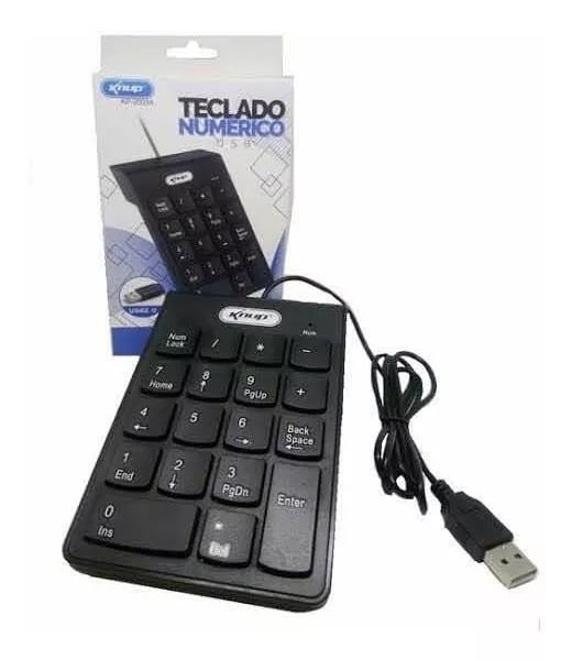 Toon Eletrônicos Mini Teclado numero Digital finança Numerais Com Números  18 Teclas Usb Para Notebook Computador