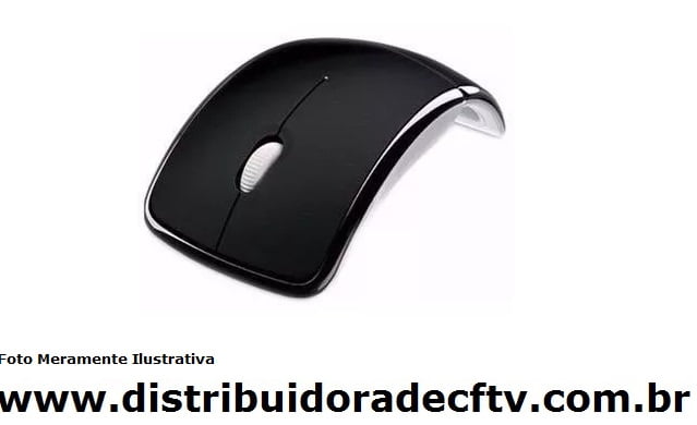 Mouse Óptico Sem Fio Dobrável Wireless 2.4 Ghz Usb