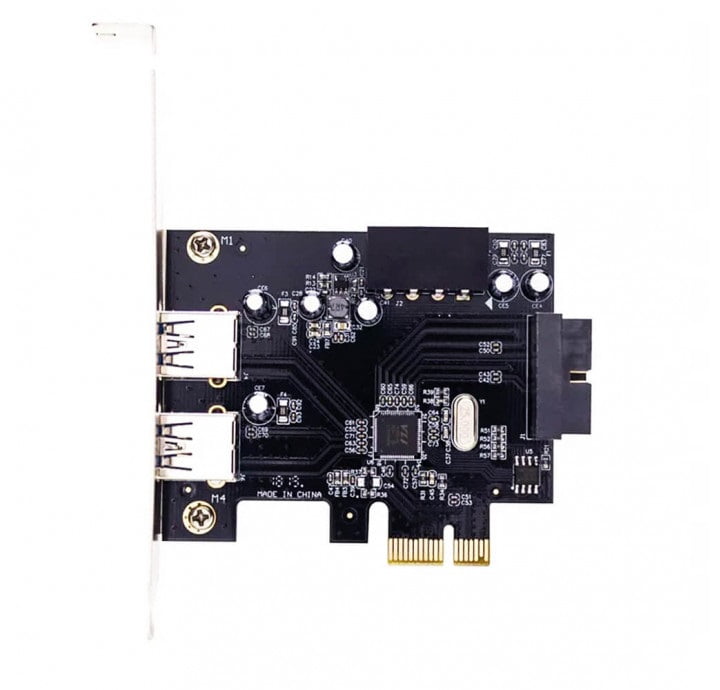 Placa PCI-E 2* USB 3.0 + 19 Pinos Dex - DP-23